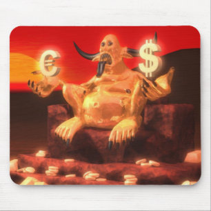 Mammon Demon God of Money Mouse Mat