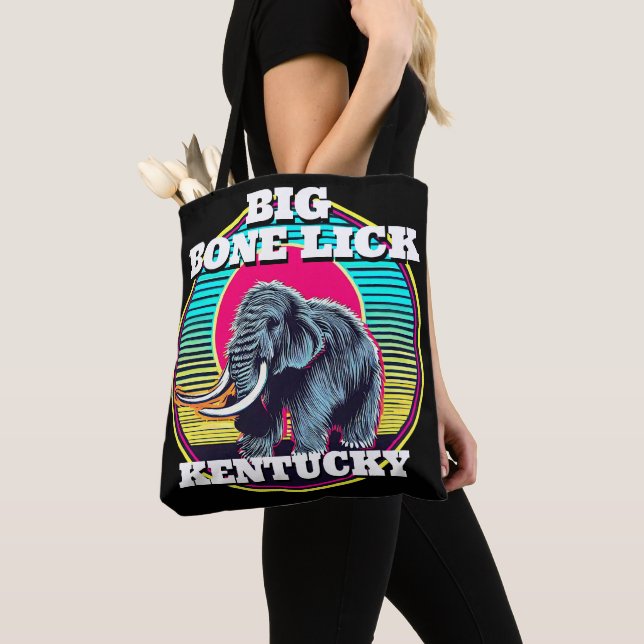 Mammoth and Big Bone Lick Kentucky Tote Bag (Close Up)