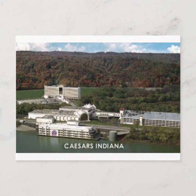 Mammoth Cave KY & Caesars Palace IN Postcard (Front)
