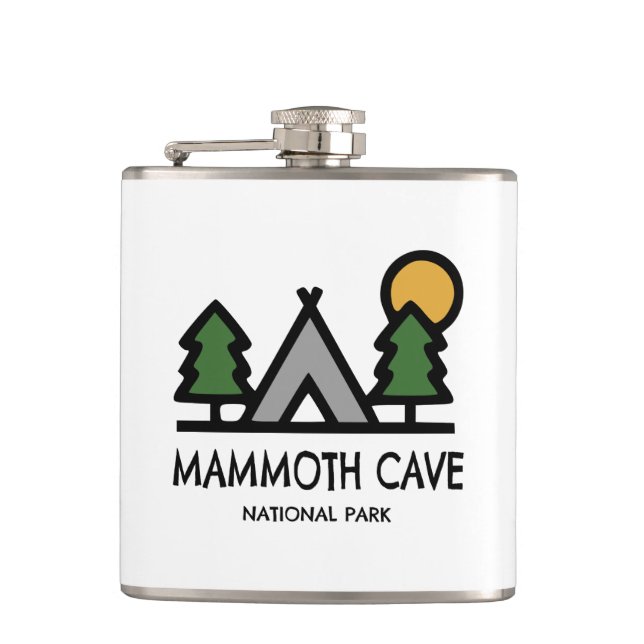 Mammoth Cave National Park Hip Flask (Front)