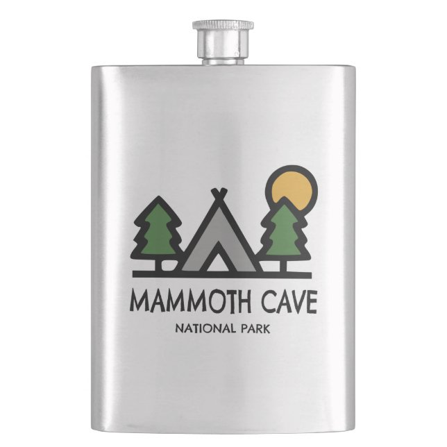 Mammoth Cave National Park Hip Flask (Front)