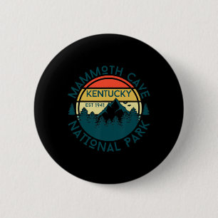 Mammoth Cave National Park Kentucky Hiking Nature 6 Cm Round Badge