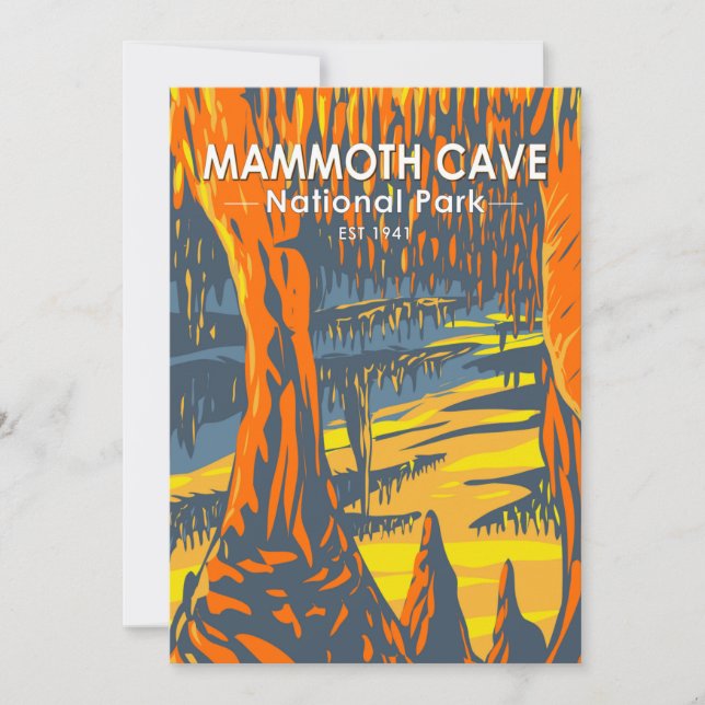 Mammoth Cave National Park Kentucky  Holiday Card (Front)