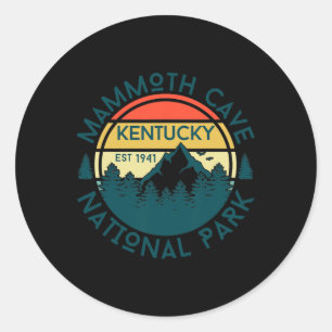 Mammoth Cave National Park Kentucky Nature Hiking Classic Round Sticker