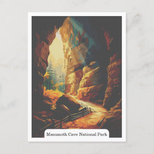 Mammoth Cave National Park, Kentucky USA Postcard