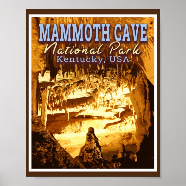 MAMMOTH CAVE NATIONAL PARK - KENTUCKY USA POSTER (Front)