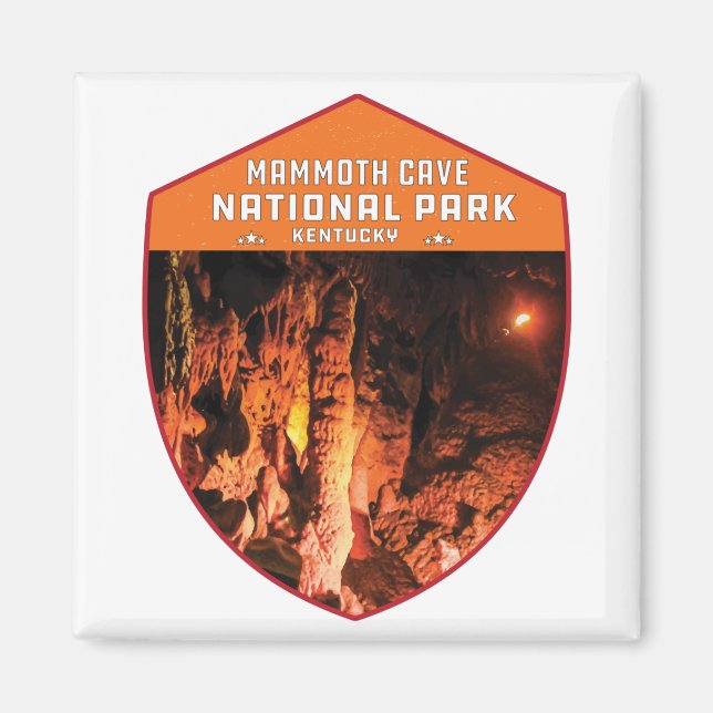 Mammoth Cave National Park Kentucky vintage retro Magnet (Front)