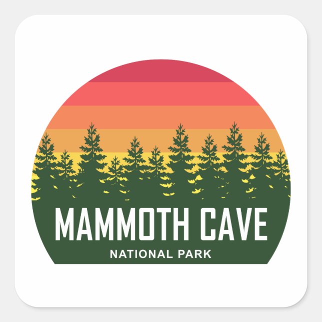 Mammoth Cave National Park Square Sticker (Front)