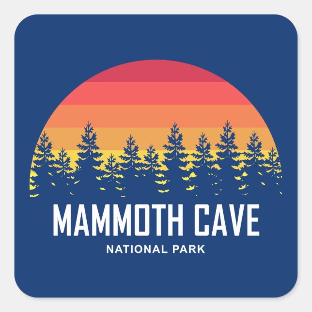 Mammoth Cave National Park Square Sticker (Front)