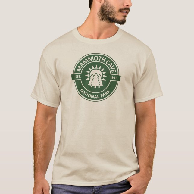 Mammoth Cave National Park Sun Trees T-Shirt (Front)