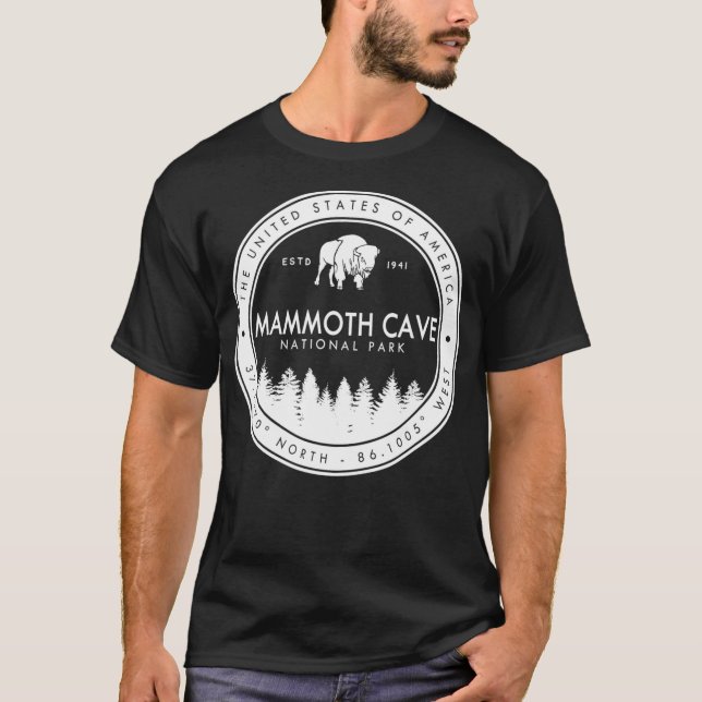 Mammoth Cave National Park T Shirt Vintage Kentuck (Front)