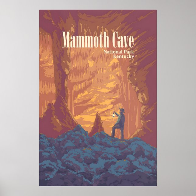 Mammoth Cave National Park Travel Poster (Front)
