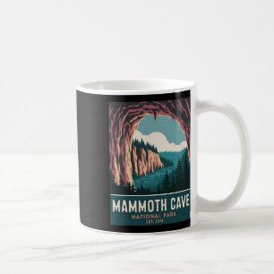 Mammoth Cave National Park Vintage Camping Hiking Coffee Mug
