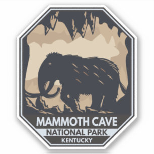 Mammoth Cave National Park Woolly Mammoth Emblem