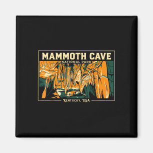 Mammoth cave vintage national park adventure magnet