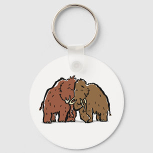 mammoth couple key ring
