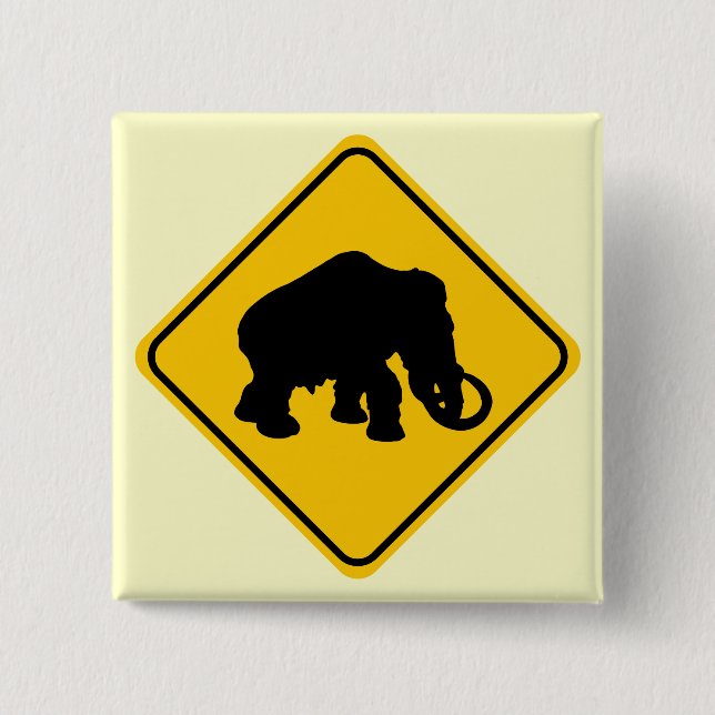 Mammoth Crossing 15 Cm Square Badge (Front)