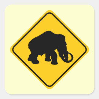 Mammoth Crossing Square Sticker