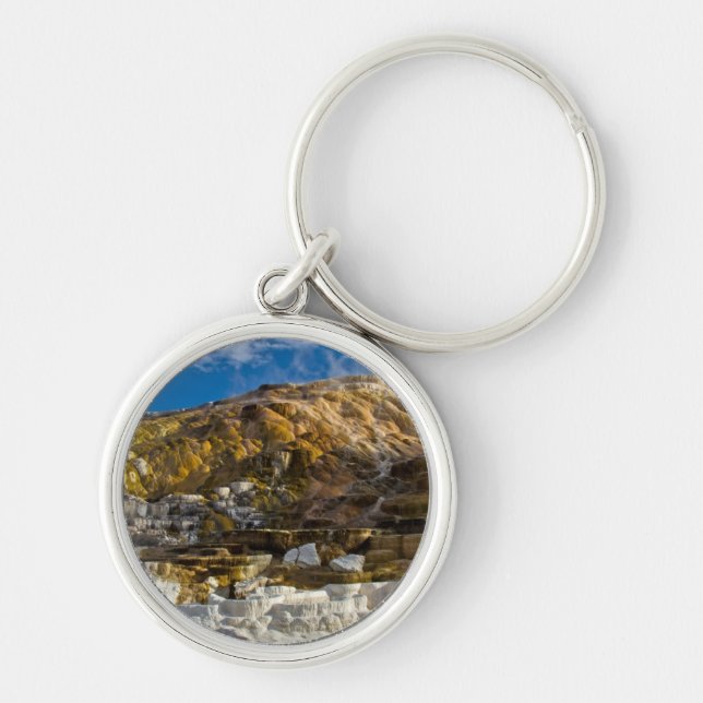 Mammoth Hot Spring Key Ring (Front)