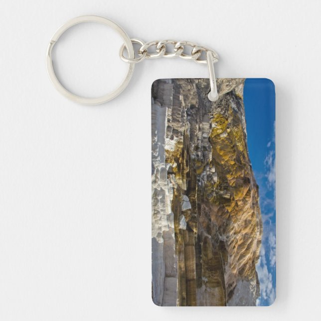 Mammoth Hot Spring Key Ring (Front)