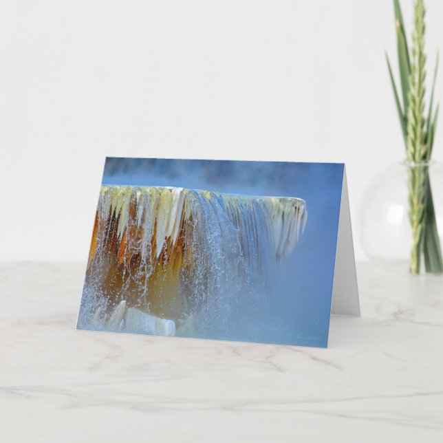 Mammoth Hot Spring Yellowstone Thank You Card (Front)