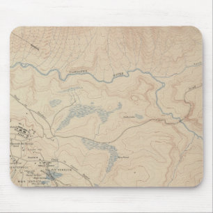 Mammoth Hot Springs and Vicinity 2 Mouse Mat