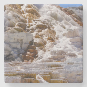 Mammoth Hot Springs Stone Coaster