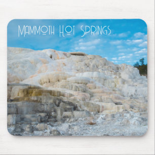 Mammoth Hot Springs Yellowstone National Park Mouse Mat