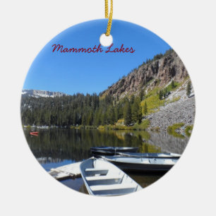 Mammoth Lakes, CA Ceramic Tree Decoration