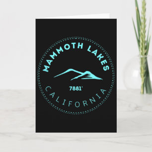 Mammoth Lakes California Mountain Town - Elevated  Card