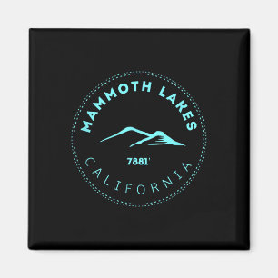 Mammoth Lakes California Mountain Town - Elevated Magnet