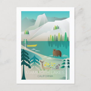 Mammoth Lakes, California Postcard