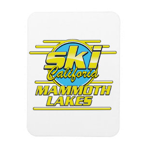 Mammoth Lakes California Ski logo Magnet