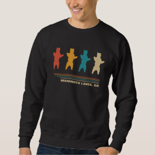 Mammoth Lakes California Vintage Bear Ca Hike Retr Sweatshirt