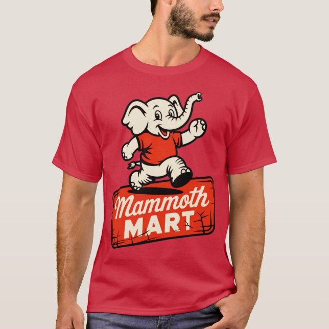 Mammoth Mart Old School Retro 1970s T-Shirt (Front)