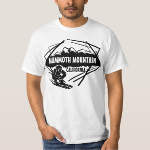 Mammoth Mountain California black ski value tee