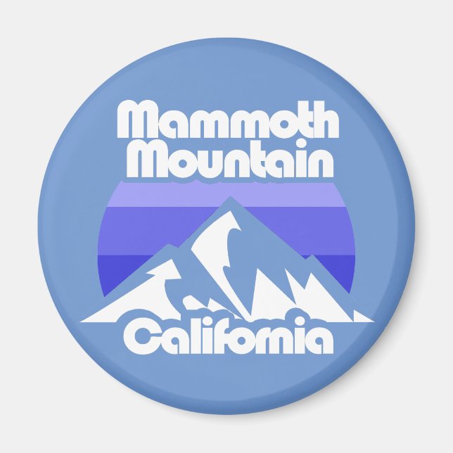Mammoth Mountain California Magnet (Front)