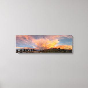 Mammoth Mountain Sunset from Minaret Summit Canvas Print