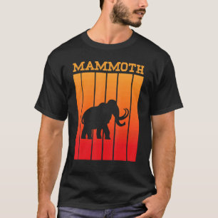 Mammoth Shadow Silhouette At Sunset T-Shirt