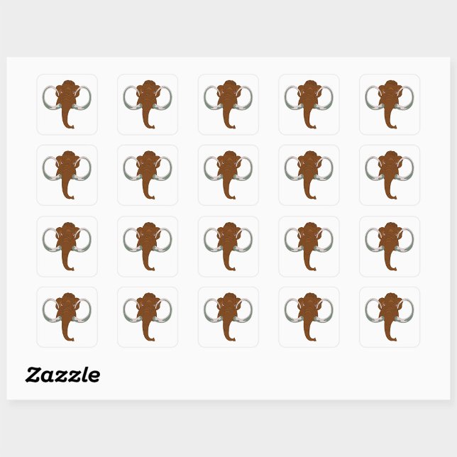 Mammoth Square Sticker (Creator Uploaded)