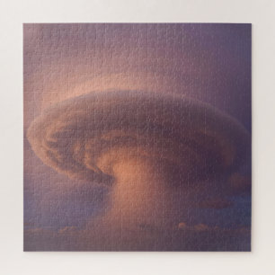 Mammoth Supercell Thunderstorm Mushroom Cloud Jigsaw Puzzle