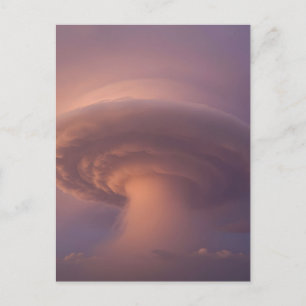 Mammoth Supercell Thunderstorm Mushroom Cloud Postcard