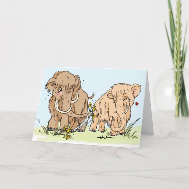 mammoth Valentine Holiday Card (Front)