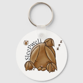 Mammy Round Rabbit-Sleepwell-Keychains Key Ring