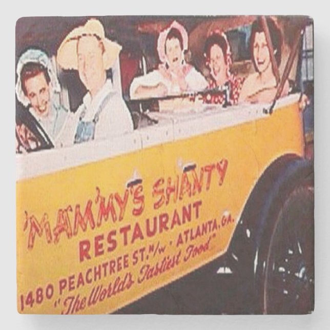 Mammy's Shanty, Mammy's Shanty Atlanta, Mammy's Sh Stone Coaster (Front)