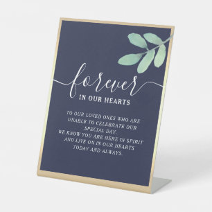 Mamorial Pedestal Sign