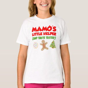 Mamo's Little Helper Christmas Cookies T-Shirt
