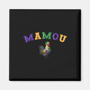 Mamou Mardi Gras Chicken  Magnet