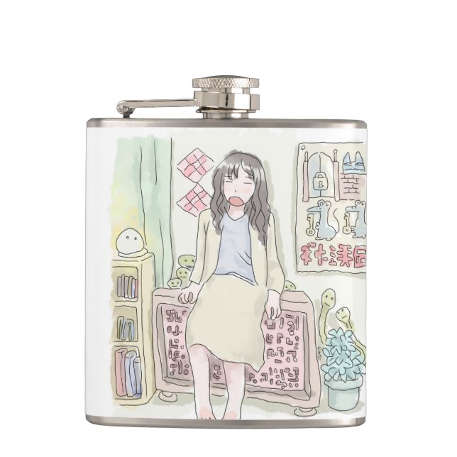 Mamuji Samuni Hip Flask (Front)