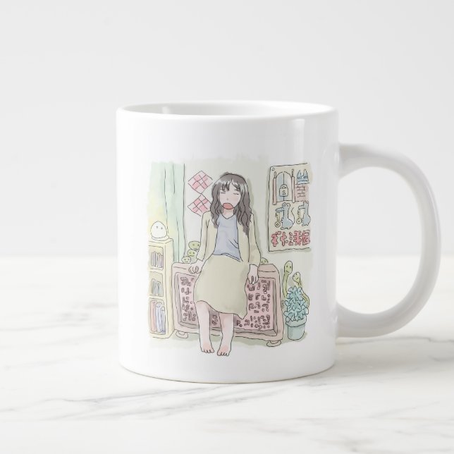 Mamuji Samuni Large Coffee Mug (Right)